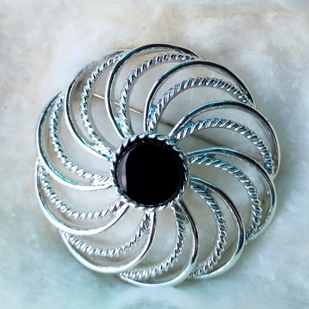 Sarah Coventry "Mystic Swirl" Brooch 1966 Vintage